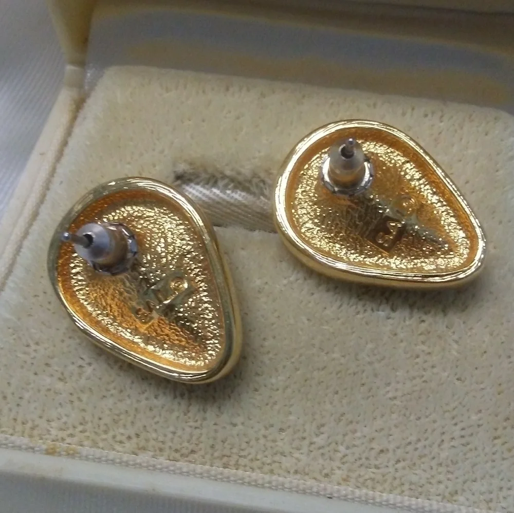 VTG SWAROVSKI Crystal Earrings SIGNED SAL